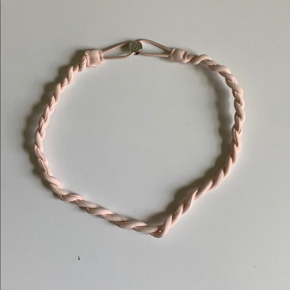 Light Pink Lululemon Rope Headband